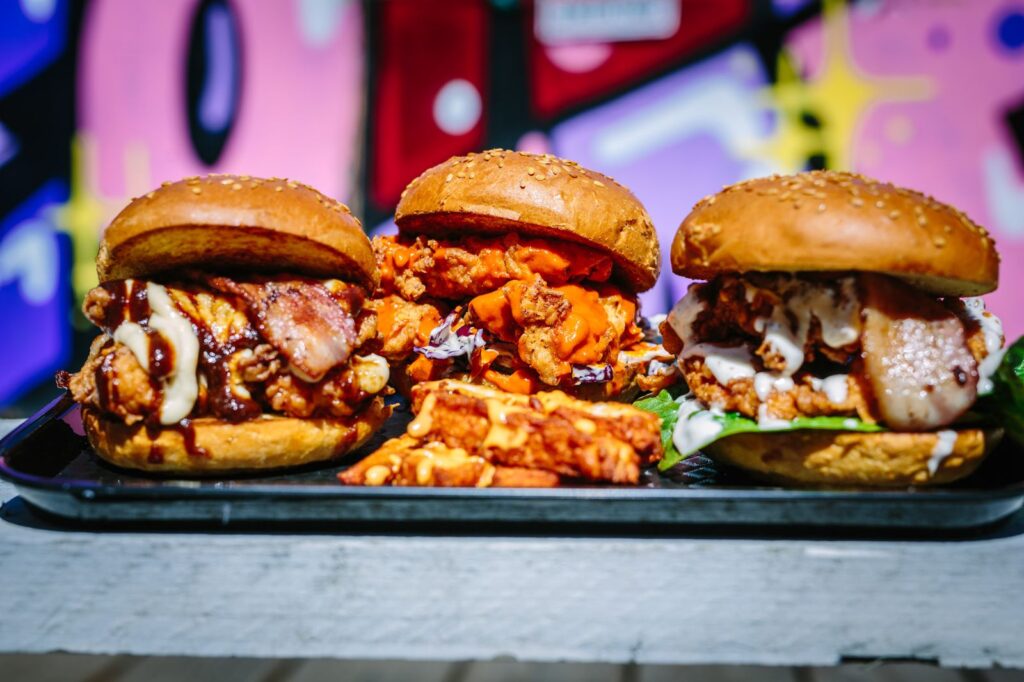A photo of food