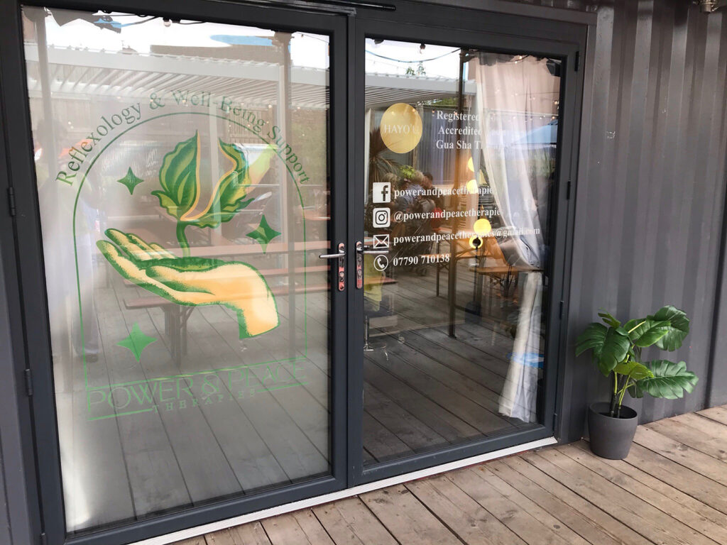 Outside of the Power & Peace Therapy unit