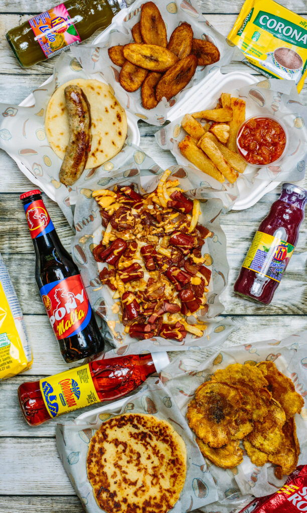A photo of food and drink