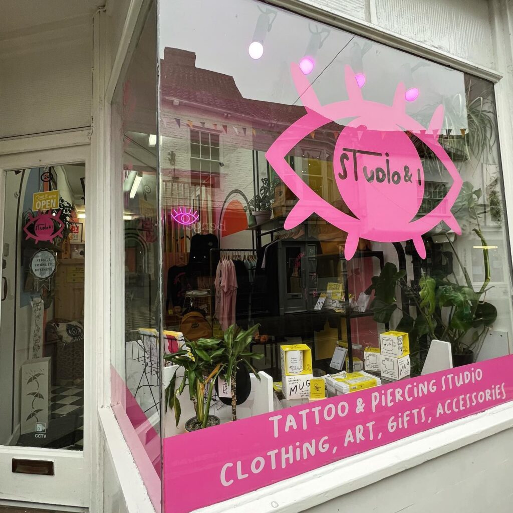 Exterior of a Studio & I shop