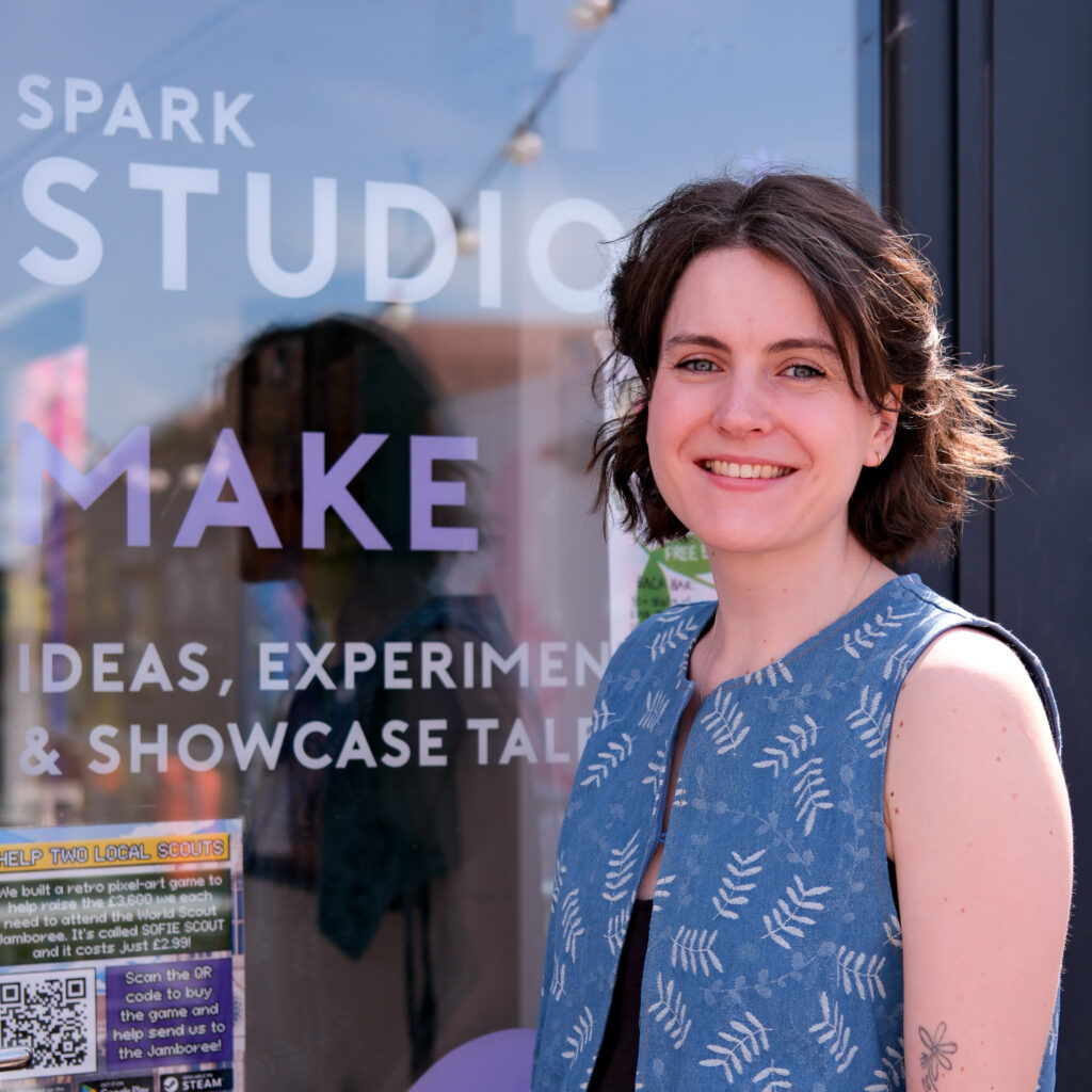 Becca Drake outside of MAKE Space