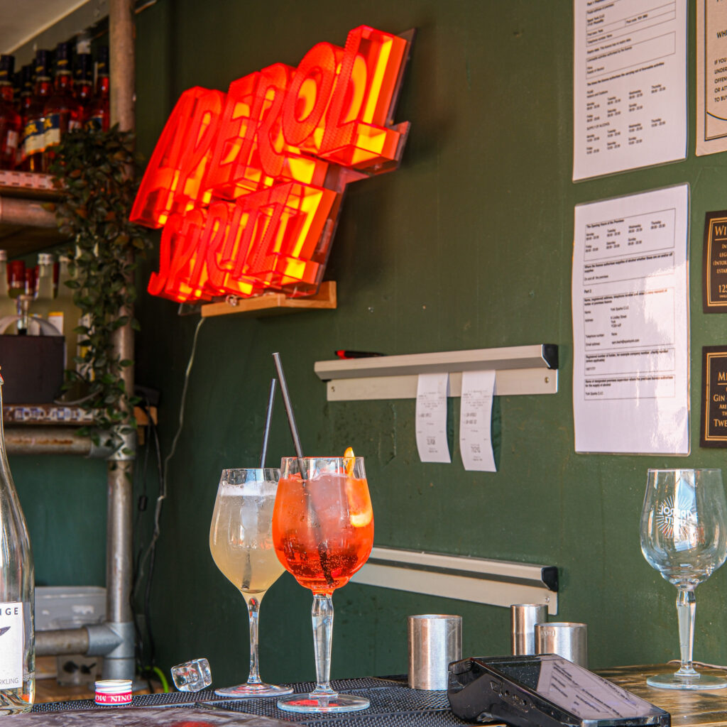 Aperol Spritz at Boho Bar in Spark