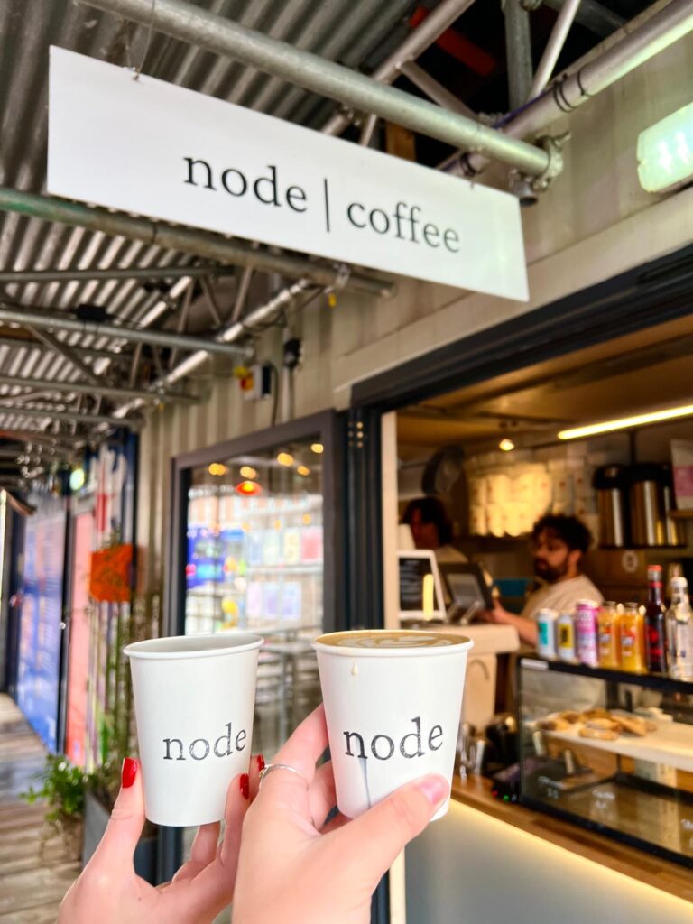 Coffee at Node after yoga
