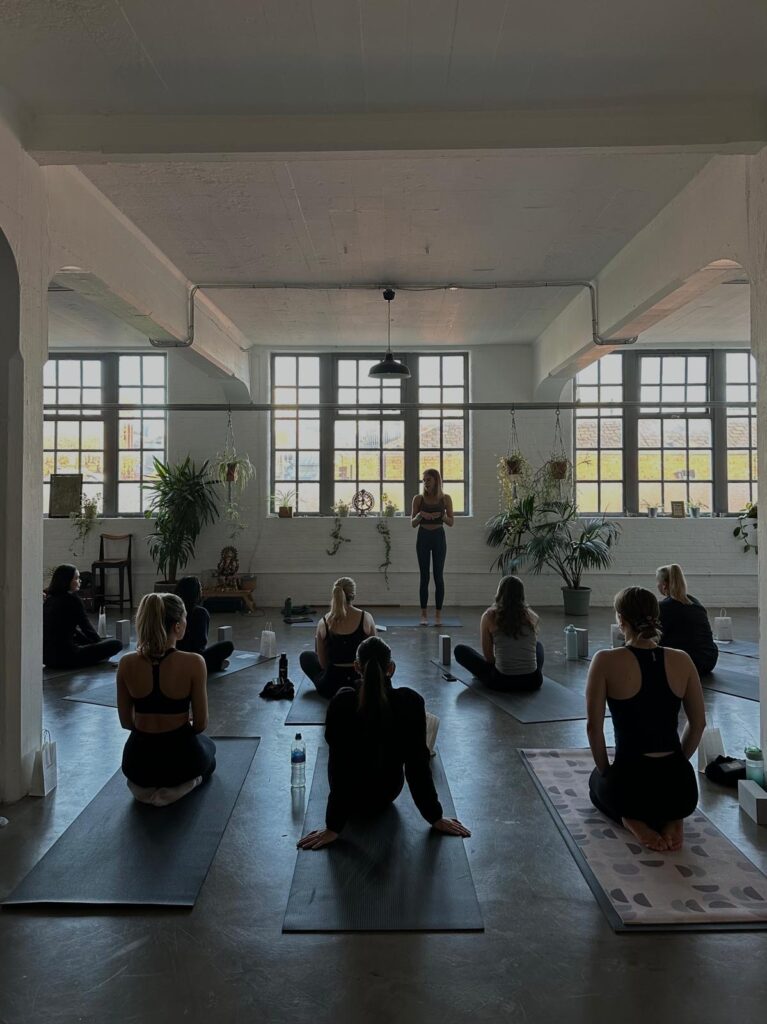 yoga class with harriet