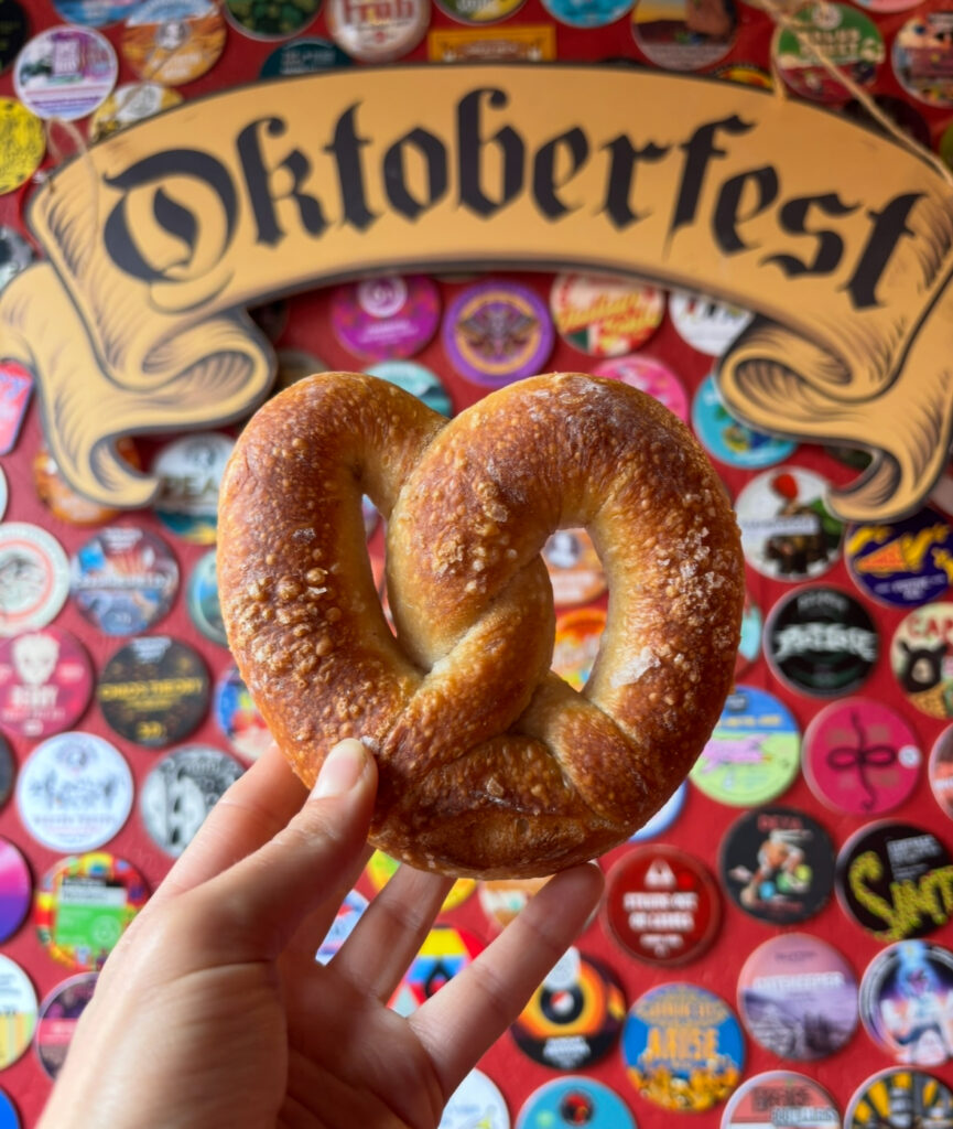 Soft pretzel by Goldee's Bagels
